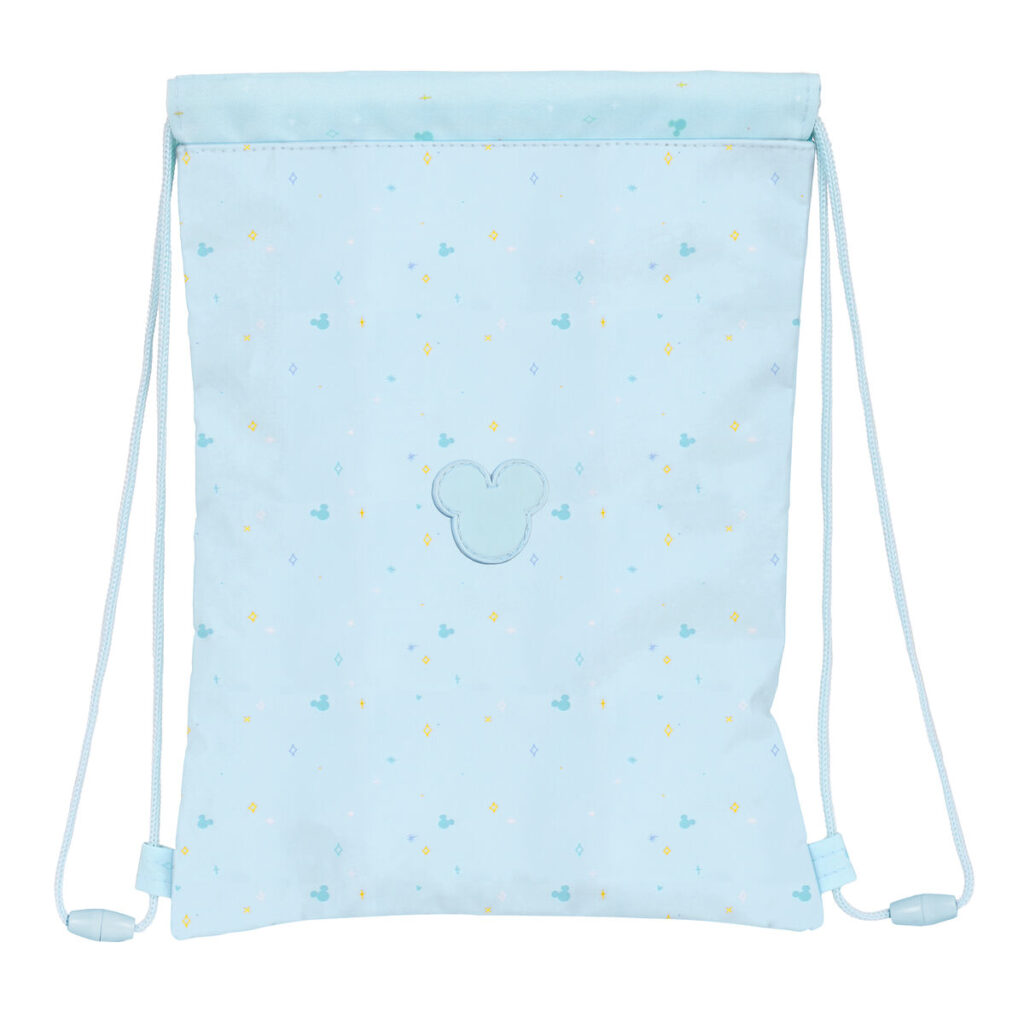 Σχολική Τσάντα με Σχοινιά Mickey Mouse Clubhouse Ανοιχτό Μπλε (26 x 34 x 1 cm)