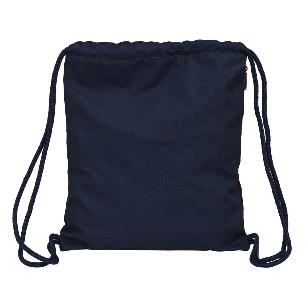 Σχολική Τσάντα με Σχοινιά F.C. Barcelona Ναυτικό Μπλε 35 x 40 x 1 cm