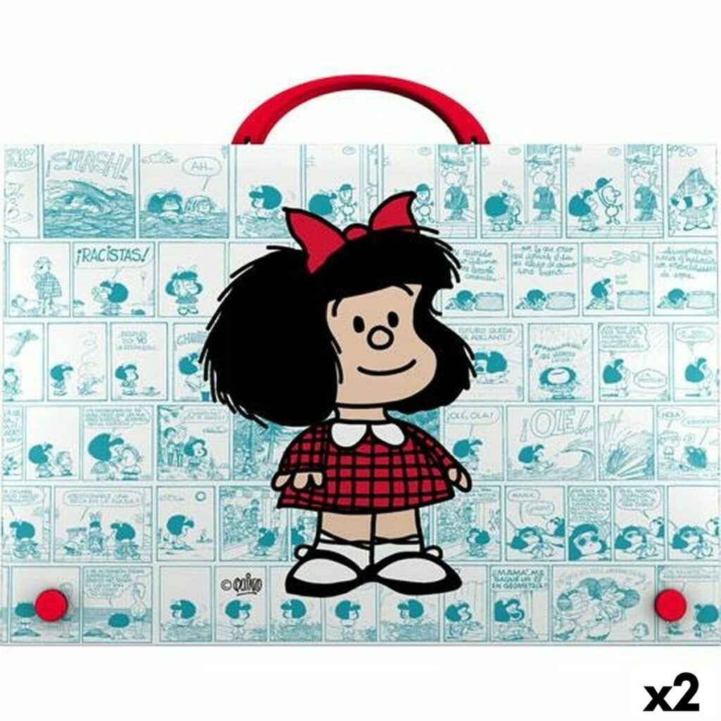 Χαρτοφύλακας Mafalda   Πολύχρωμο A4 (x2)