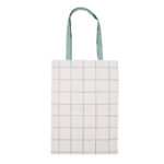 Τσάντα για ψώνια Vinthera Okapi Δίχρωμα 46 x 32 cm Με τετράγωνα