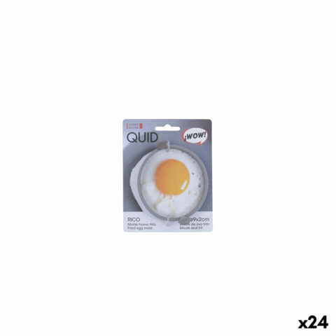 Φόρμα Quid Rico Πλαστική ύλη 9 x 2 cm Τηγανιτό Aυγό (24 Μονάδες)
