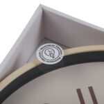 Ρολόι Τοίχου Versa Κρεμ Πλαστική ύλη Χαλαζίας 4 x 30 x 30 cm