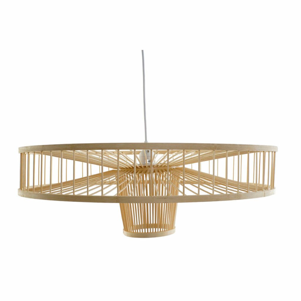 Φωτιστικό Οροφής DKD Home Decor Φυσικό Bamboo 50 W 220 V 70 x 70 x 22 cm