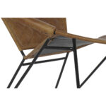 Καρέκλα Τραπεζαρίας DKD Home Decor Μαύρο Ανοιχτό καφέ 81 x 67 x 71 cm
