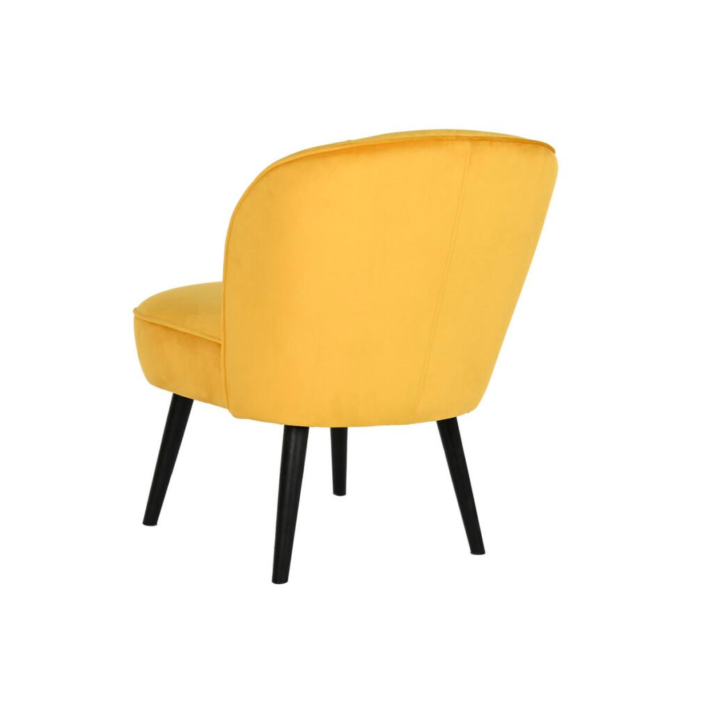 Κάθισμα DKD Home Decor Κίτρινο Ξύλο 56 x 70 x 71 cm
