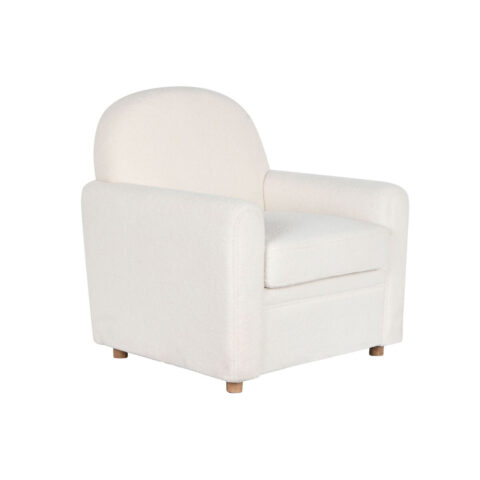 Κάθισμα DKD Home Decor Λευκό πολυεστέρας Ξύλο 79 x 72 x 86 cm