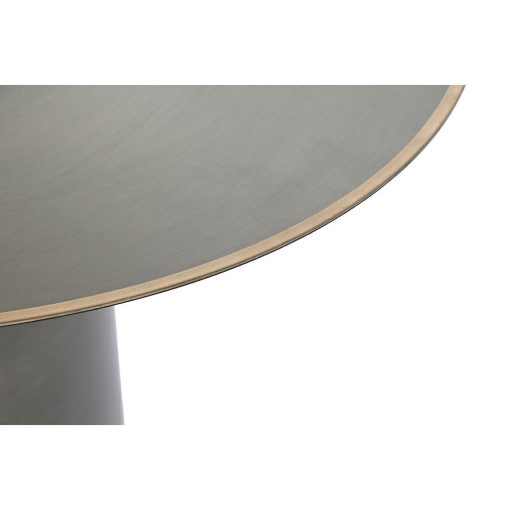 Βοηθητικό Τραπέζι DKD Home Decor Χρυσό Σκούρο γκρίζο Μέταλλο 60 x 60 x 37 cm