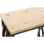 Σετ με 2 τραπέζια Home ESPRIT Ξύλο Μέταλλο 64 x 34 x 65 cm