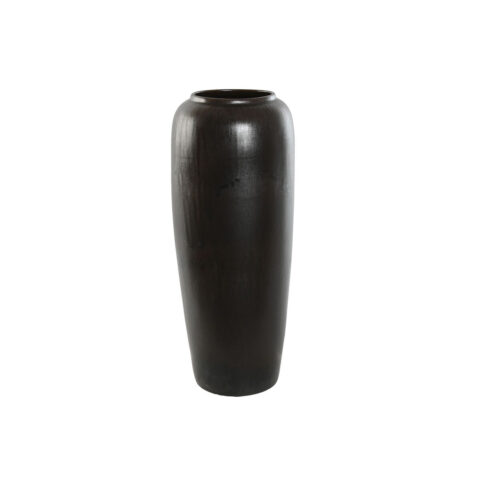 Βάζο Home ESPRIT Σκούρο καφέ Κεραμικά 20 x 20 x 50 cm