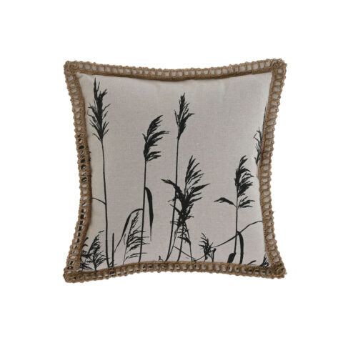 Μαξιλάρι Home ESPRIT Μαύρο Μπεζ Κρόσσια Boho 45 x 45 cm