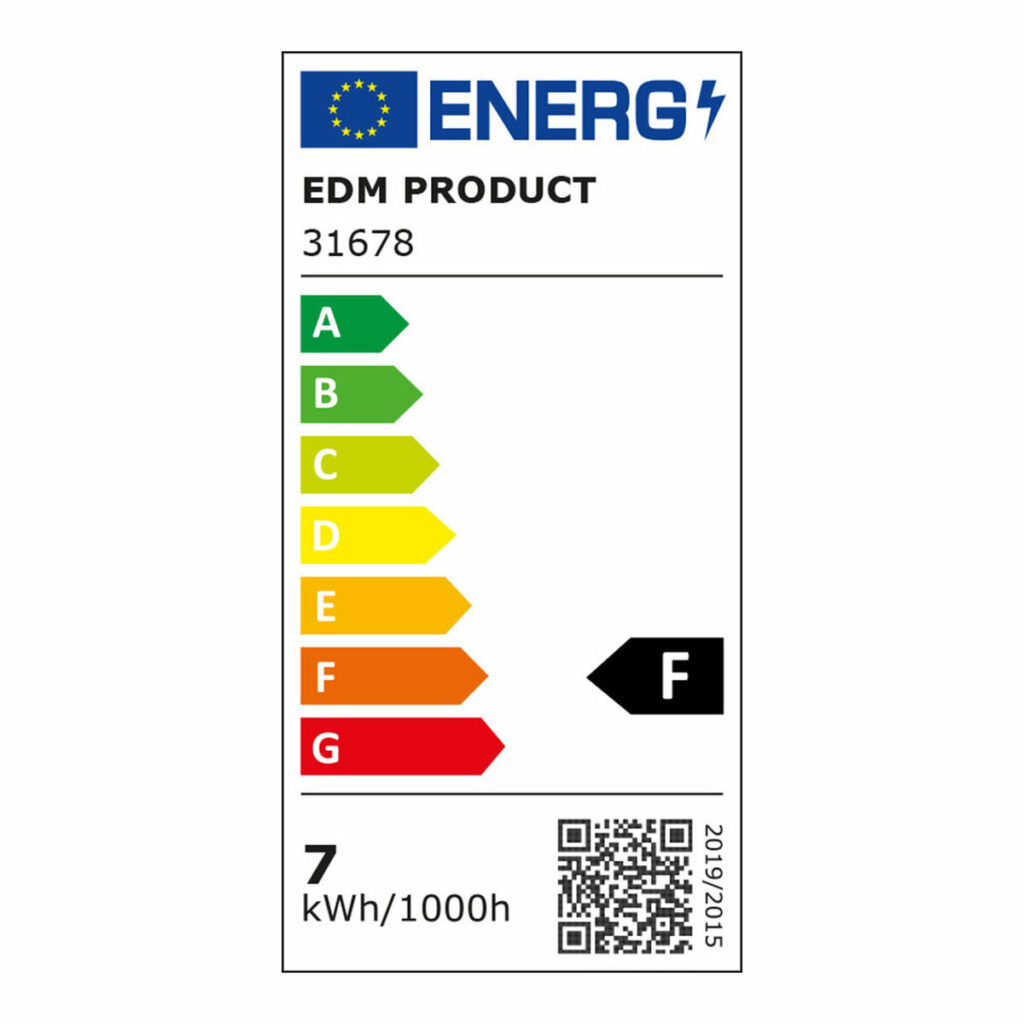 LED Σωλήνας EDM 31678 A F 7 W 480 Lm LED (6400 K)