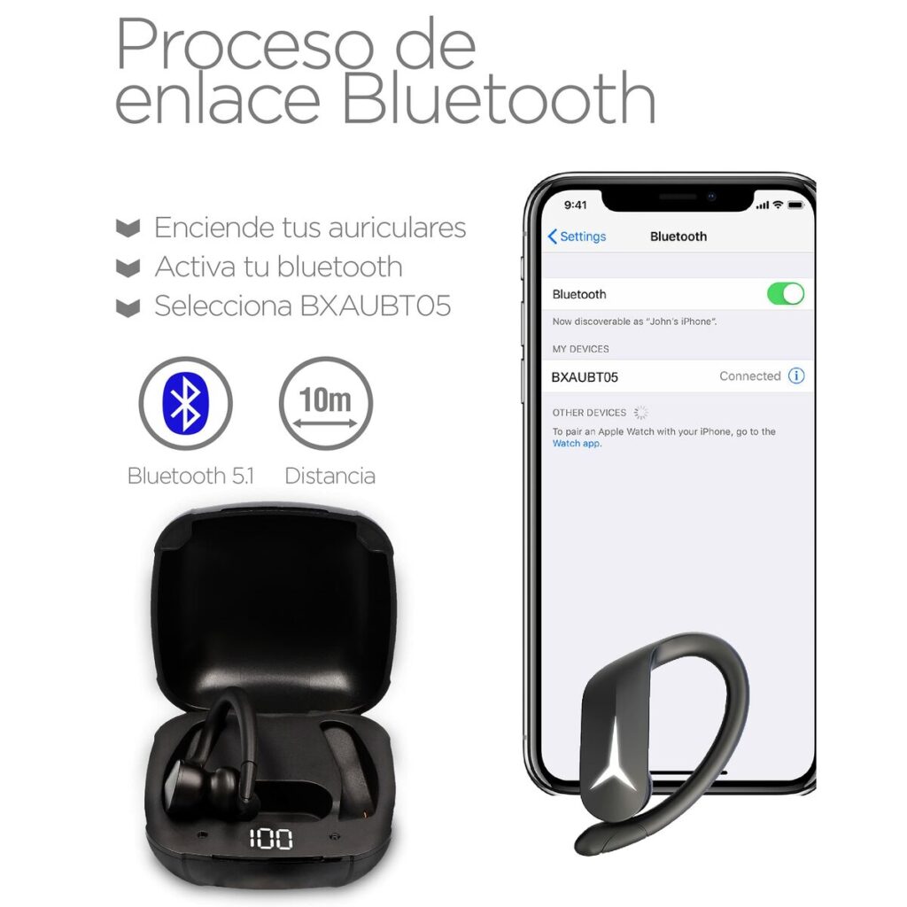 Αθλητικά Ακουστικά KSIX Sport Buds 2 700 mAh