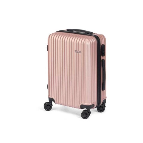 Βαλίτσα Καμπίνας Ροζ 38 x 57 x 23 cm Ρίγες