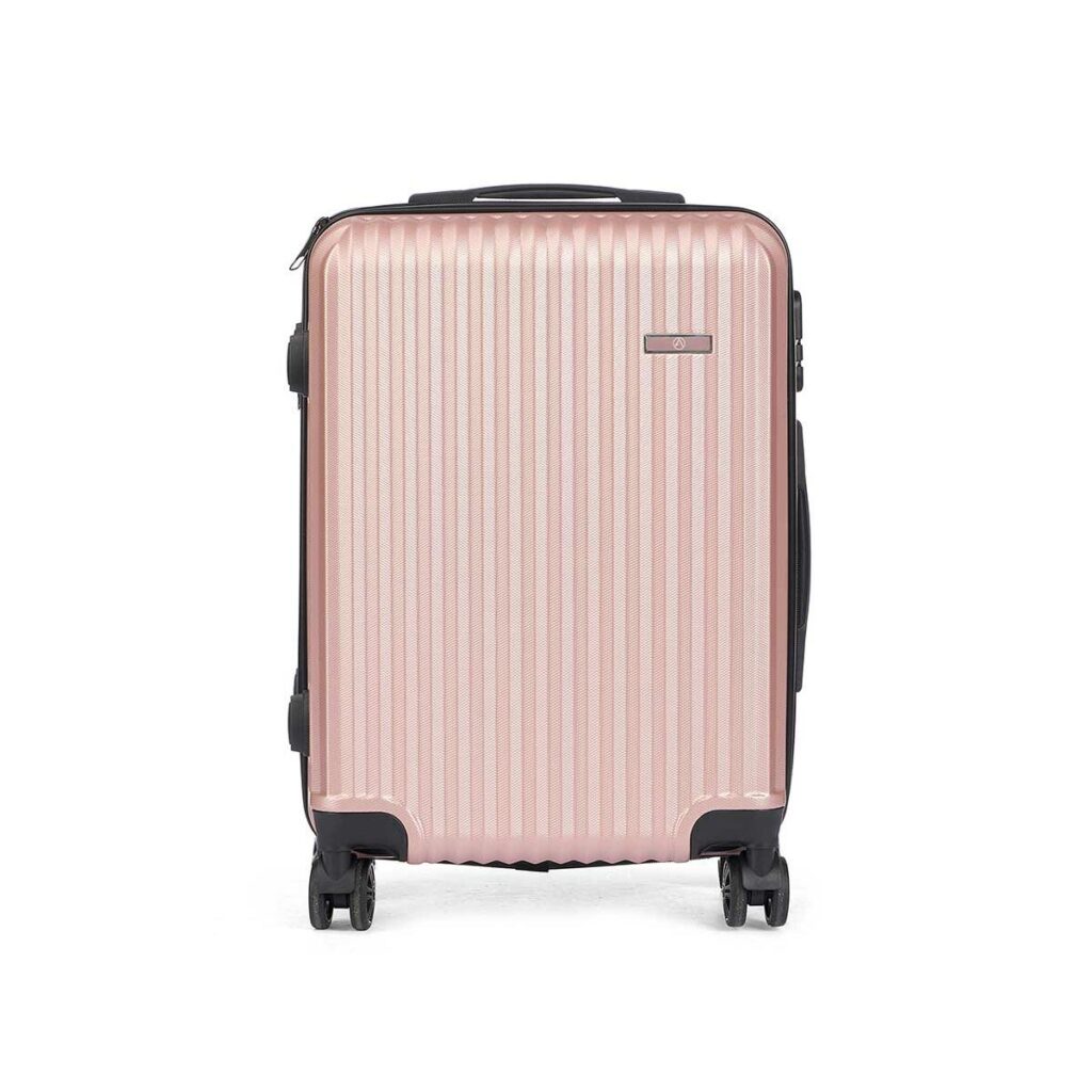 Βαλίτσα Καμπίνας Ροζ 38 x 57 x 23 cm Ρίγες