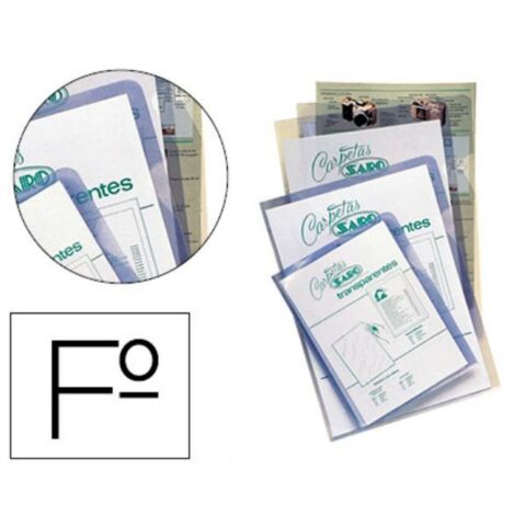 Χαρτοφυλάκιο Φάκελος Saro 327 Διαφανές A4 Πλαστική ύλη (50 Μονάδες)