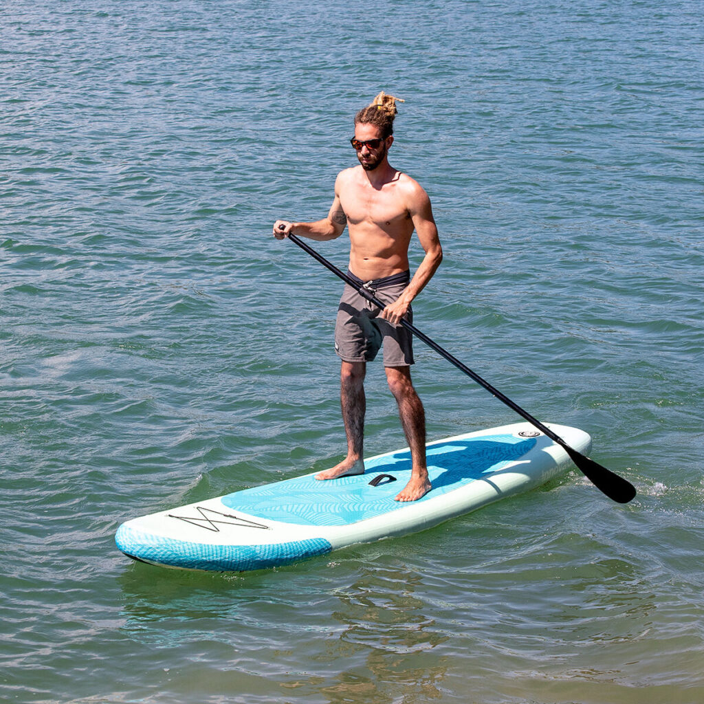 Φουσκωτή Κυματοσανίδα Paddle Surf με Αξεσουάρ Milos InnovaGoods 10' 305 cm