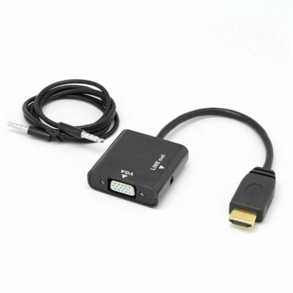 Αντάπτορας Ρεύματος PcCom Essential HDMI VGA Jack 3.5 mm