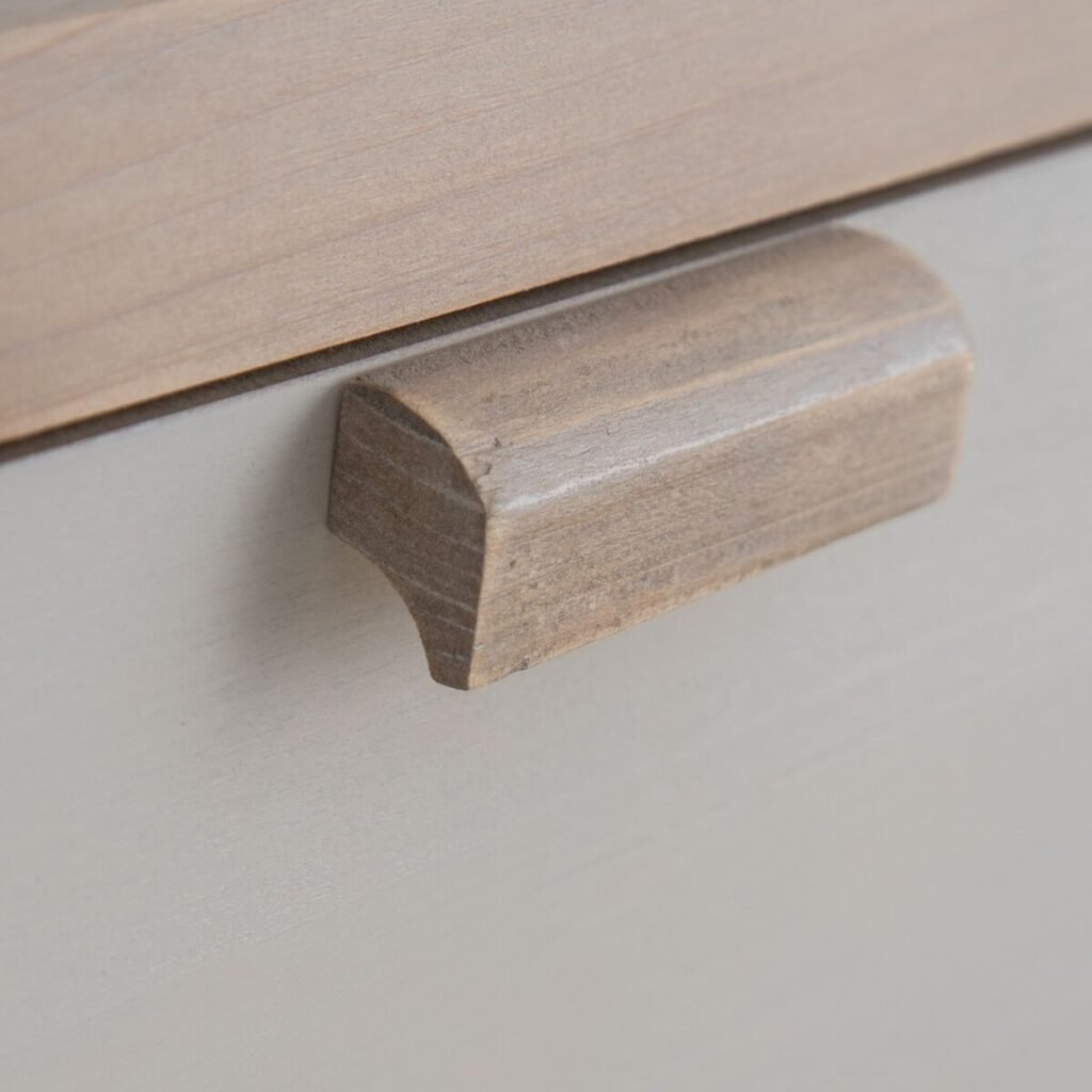Βοηθητικό Έπιπλο KENSY Λευκό Φυσικό ξύλο ελάτου ξύλο πεύκου Ξύλο MDF 76