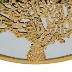 Τοίχο καθρέφτη Χρυσό Μέταλλο Κρυστάλλινο Σίδερο 70 x 3