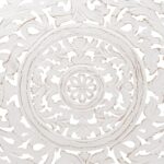 Κεφαλάρι κρεβατιού 180 x 123 cm Ξύλο Λευκό DMF