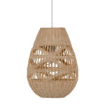 Φωτιστικό Οροφής Κρεμ Μέταλλο Bamboo Σίδερο 40 W 220 V 240 V 220-240 V Ø 31 cm 31 x 31 x 41 cm