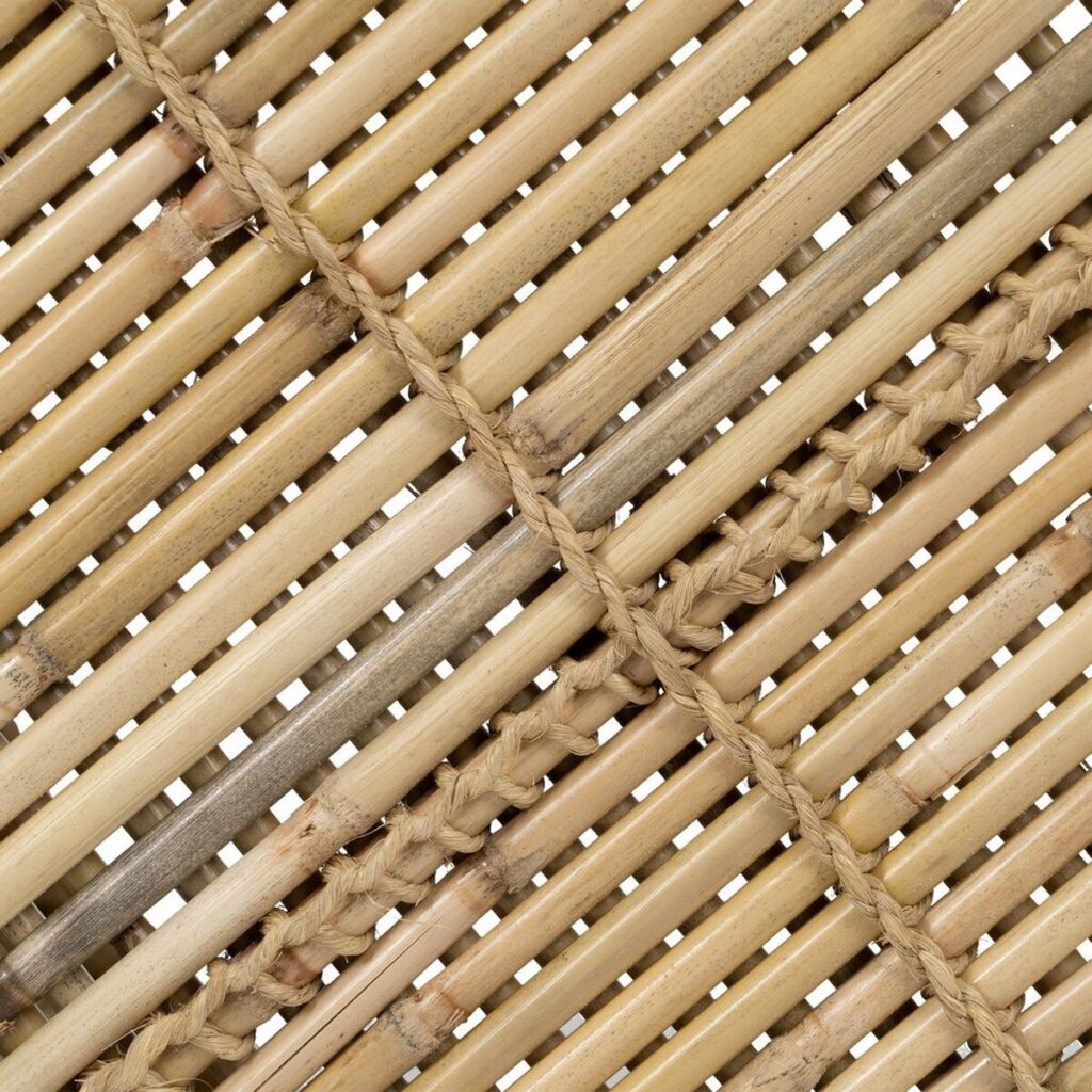 Βοηθητικό Τραπέζι RATÁN Μπεζ Bamboo 51 x 51 x 47 cm (x2)