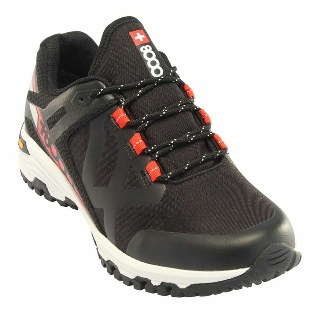 Παπούτσια για Tρέξιμο για Ενήλικες +8000 Tigan 23V Μαύρο Βουνό