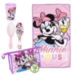 Παιδική Τουαλέτα για Ταξίδια Minnie Mouse 4 Τεμάχια Ροζ 23 x 15 x 8 cm