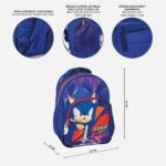 Σχολική Τσάντα Sonic Μωβ 32 x 15 x 42 cm