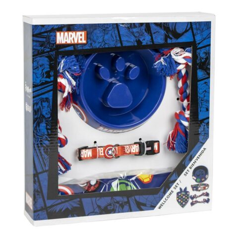 Welcome Gift Set for Dogs The Avengers Μπλε 5 Τεμάχια