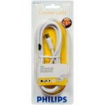 Ομοαξονικό Καλώδιο Κεραίας Τηλεόρασης Philips SWV2516W/10 Χαλκός 1