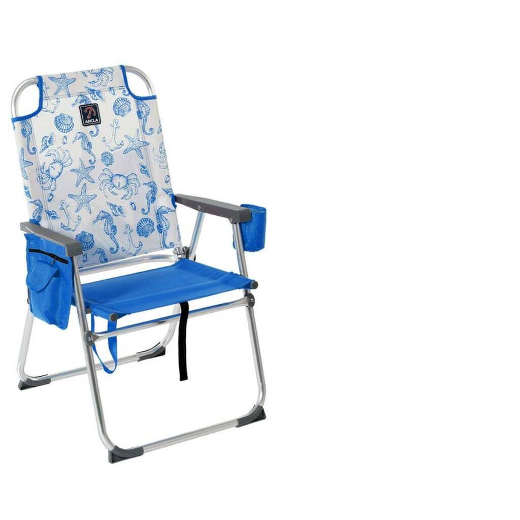 Καρέκλα στην παραλία Μπλε 87 x 47 x 37 cm