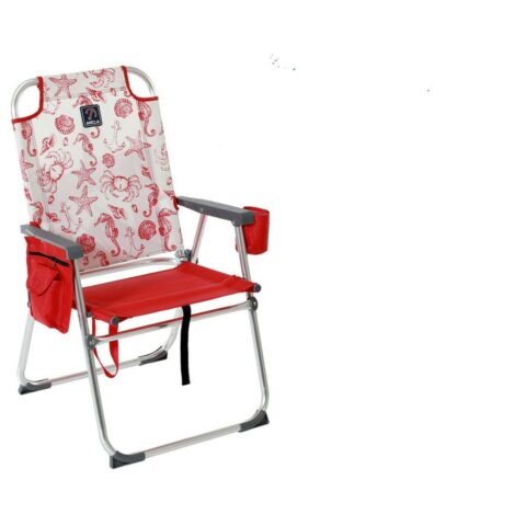 Καρέκλα στην παραλία Κόκκινο 87 x 47 x 37 cm