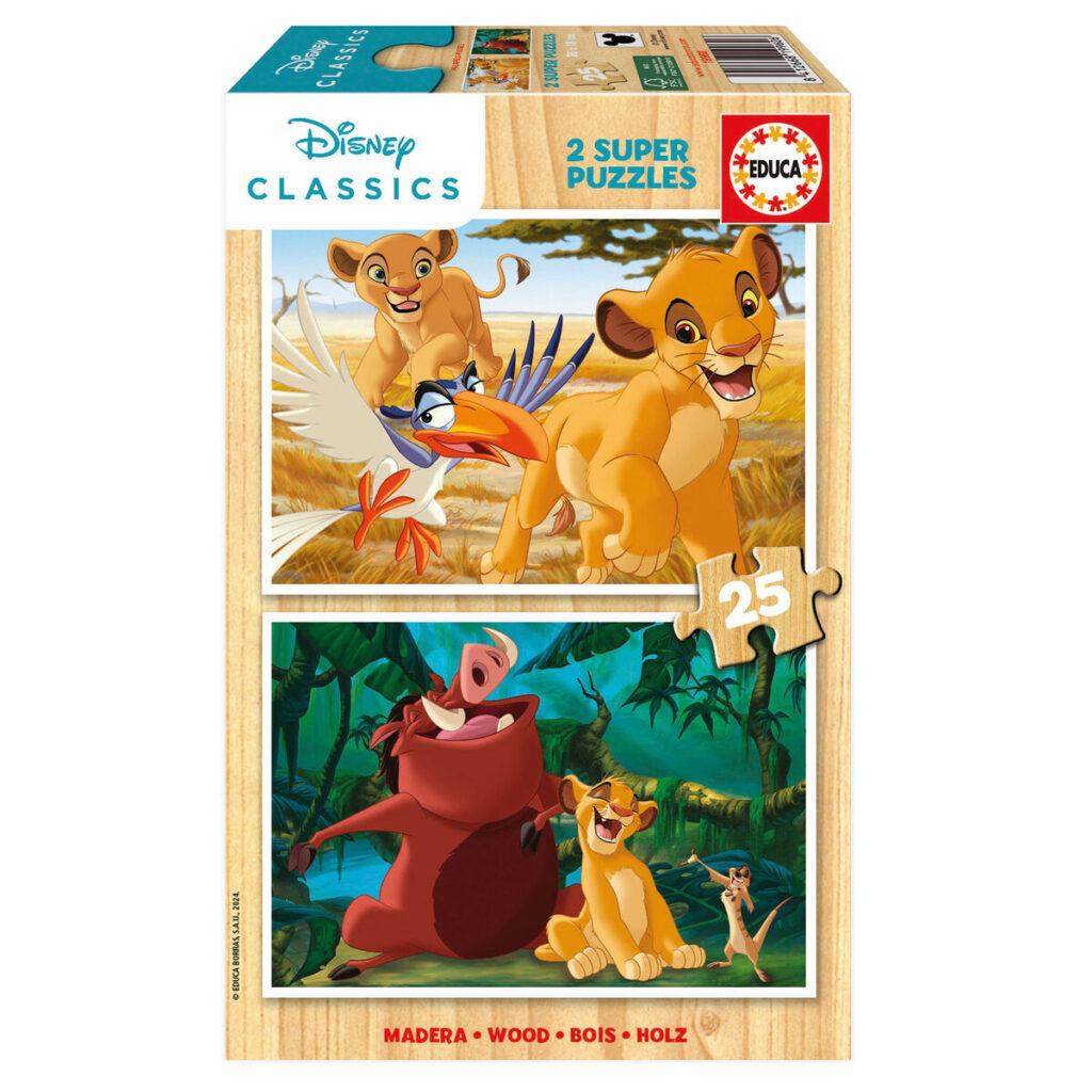 Σετ 2 Παζλ The Lion King Classics 25 Τεμάχια