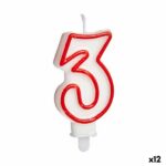 Κερί Γενέθλια Αριθμοί 3 (12 Μονάδες)