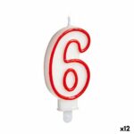 Κερί Γενέθλια Αριθμοί 6 (12 Μονάδες)