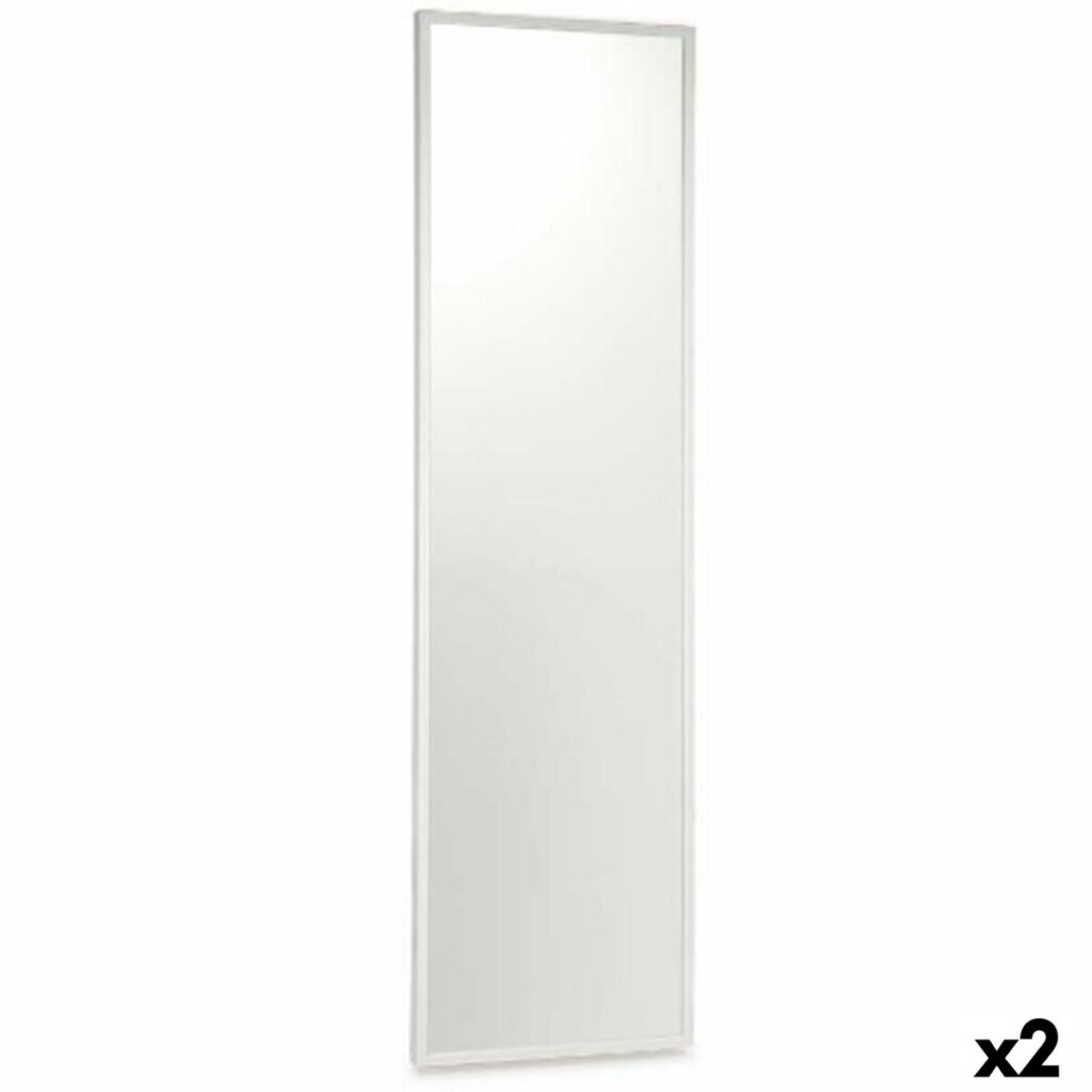 Τοίχο καθρέφτη Λευκό Ξύλο MDF 40 x 142