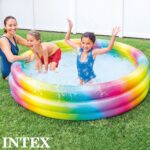 Παιδική πισίνα Intex Πολύχρωμο Κρίκοι 581 L 168 x 38 x 168 cm (x6)