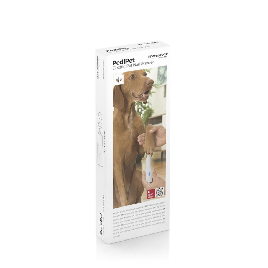 Ηλεκτρική λίμα νυχιών για κατοικίδια ζώα PediPet InnovaGoods