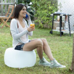 Φουσκωτό Κάθισμα με Πολύχρωμο LED και Τηλεχειριστήριο Pulight InnovaGoods