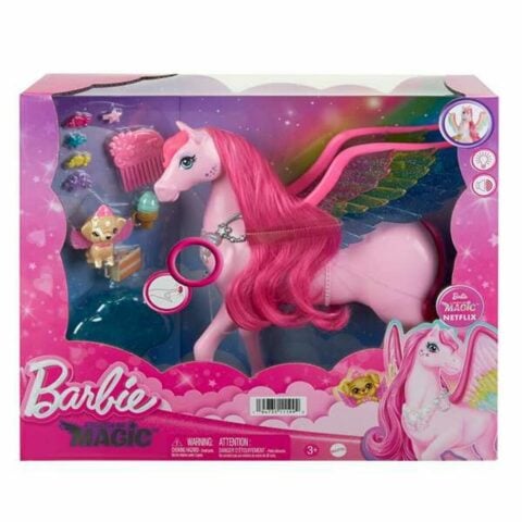 Άλογο Barbie HLC40 Πλαστική ύλη Ροζ
