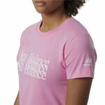 Γυναικεία Μπλούζα με Κοντό Μανίκι New Balance Essentials Celebrate Ροζ
