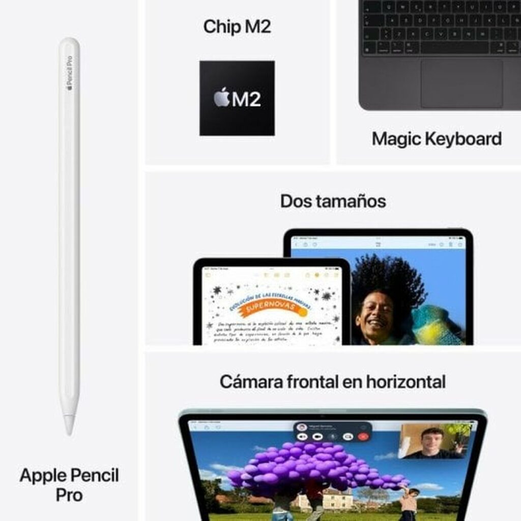 Tablet Apple iPad Air 2024 8 GB RAM M2 256 GB Μοβ