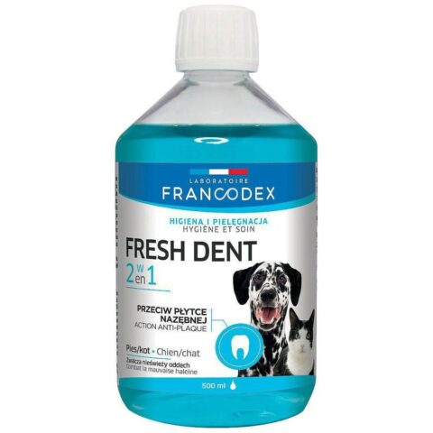 Στοματικό Διάλυμα Francodex Fresh dent 500 ml Γάτα Σκύλος