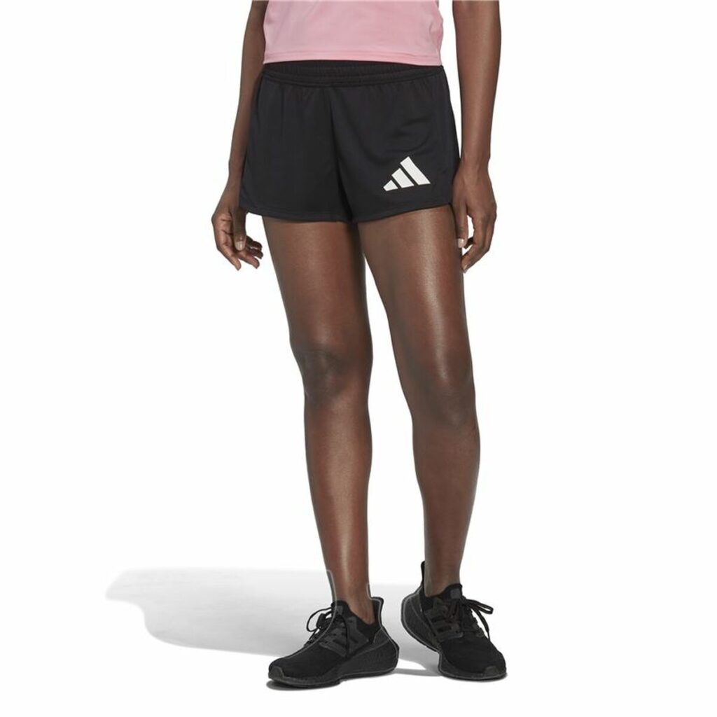 Γυναικεία Αθλητικά Σορτς Adidas Pacer 3 Stripes Knit Μαύρο