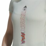 Γυναικεία Μπλούζα με Κοντό Μανίκι Adidas Agravic Θερμό Λευκό