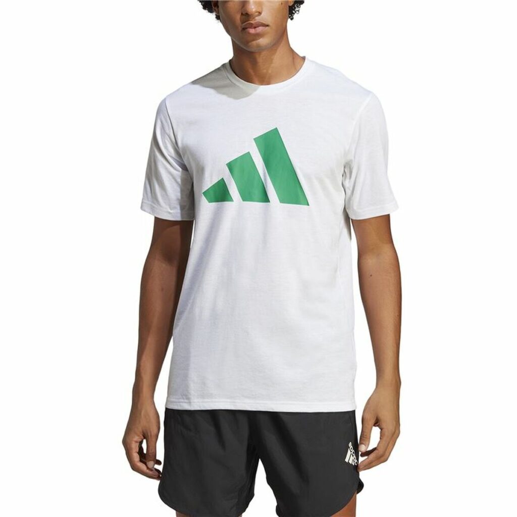 Ανδρική Μπλούζα με Κοντό Μανίκι Adidas Train Essentials Λευκό