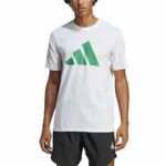 Ανδρική Μπλούζα με Κοντό Μανίκι Adidas Train Essentials Λευκό