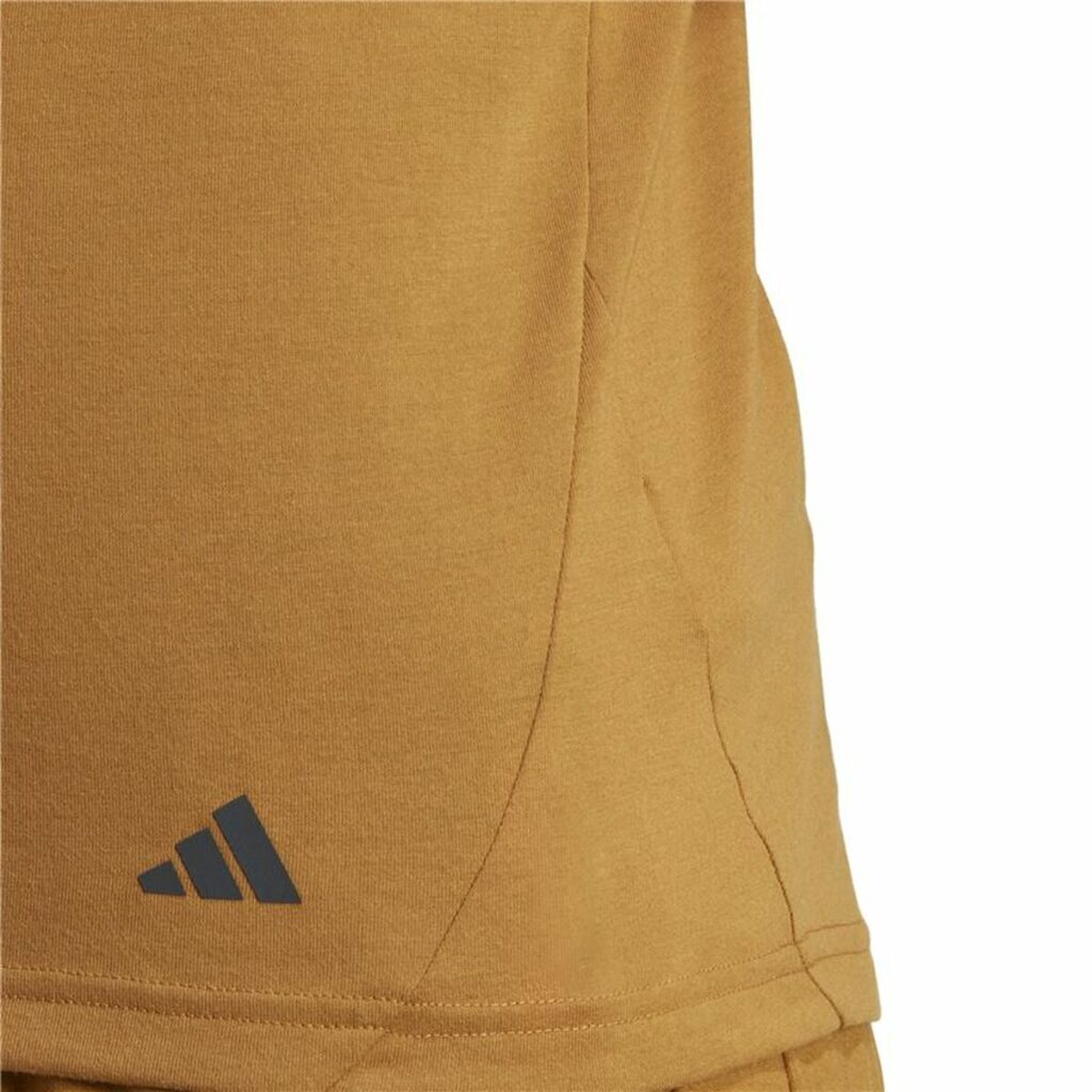 Ανδρική Μπλούζα με Κοντό Μανίκι Adidas Yoga Base Καφέ
