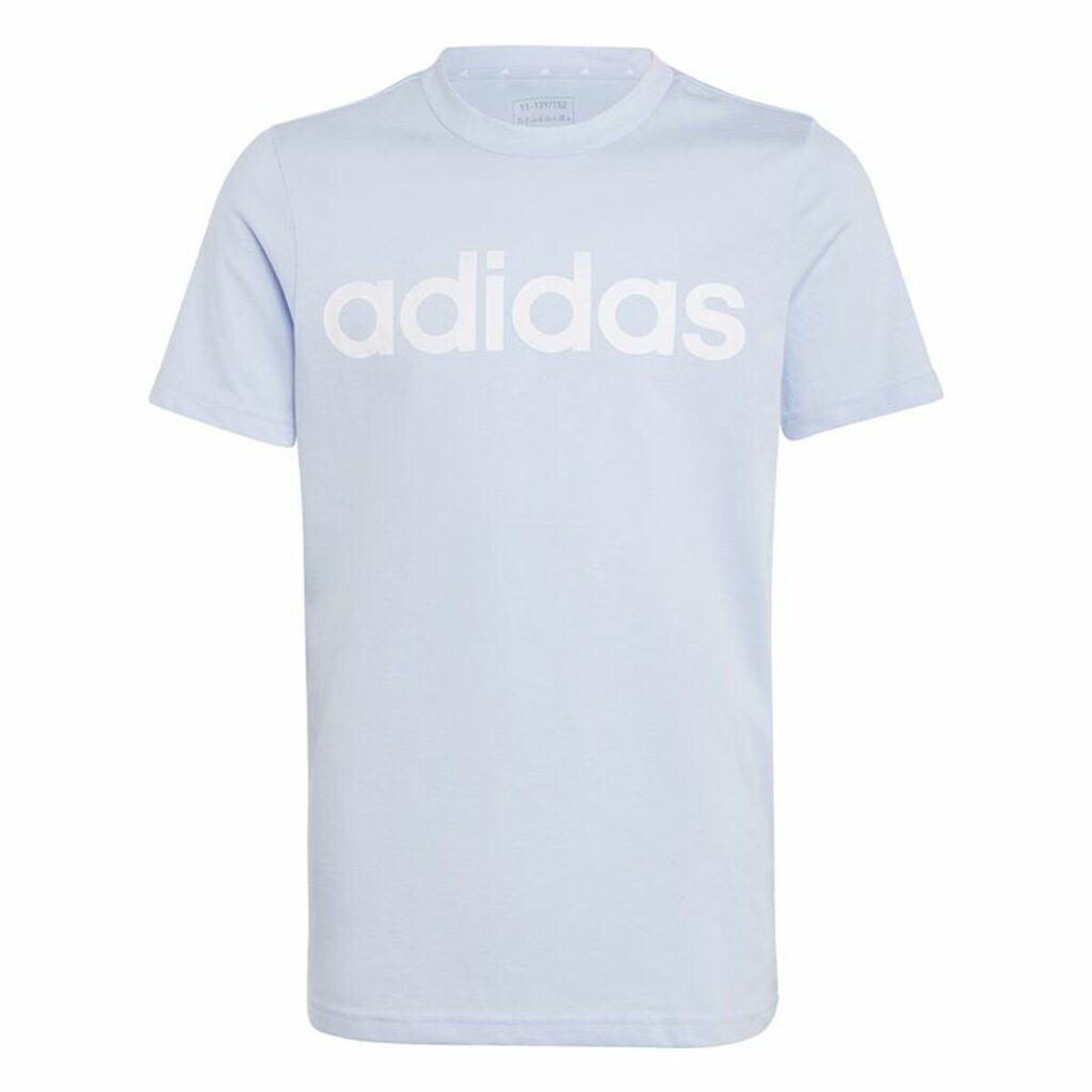 Παιδικό Μπλούζα με Κοντό Μανίκι Adidas Linear Logo Μπλε